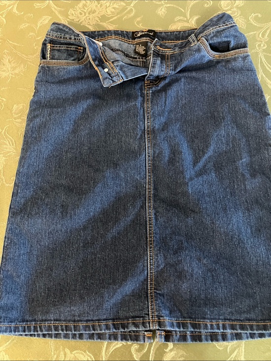Baccini Dresses & Skirts - Baccini Blue Denim Midi Skirt